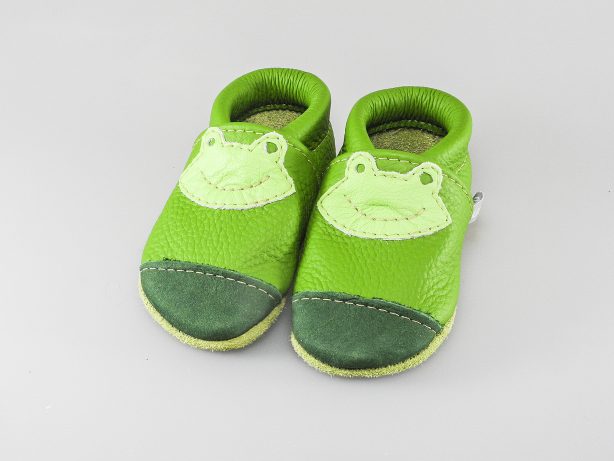 Grasgrün Frosch grün