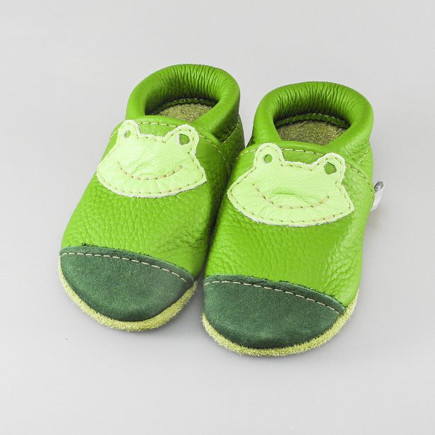 Grasgrün Frosch grün